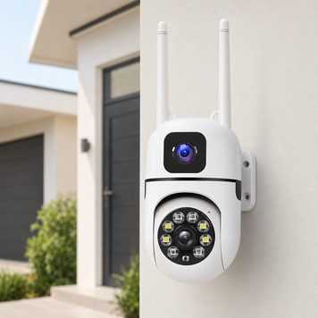 Вулична поворотна камера Dual Lens E10/V11 Wi-Fi з двома об'єктивами 105209 фото