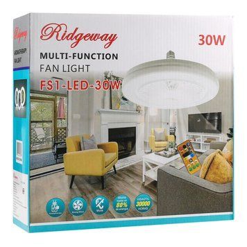 Лампа Кільцева з Вентилятором FS1-LED-30W E27 83376 фото