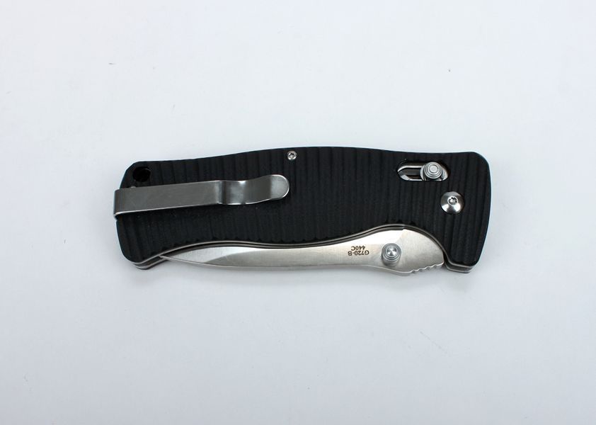 Складаний ніж 9 см G10 EDC туристичний ніж зі сталі 440C з замком Axis, чорний 420556 фото