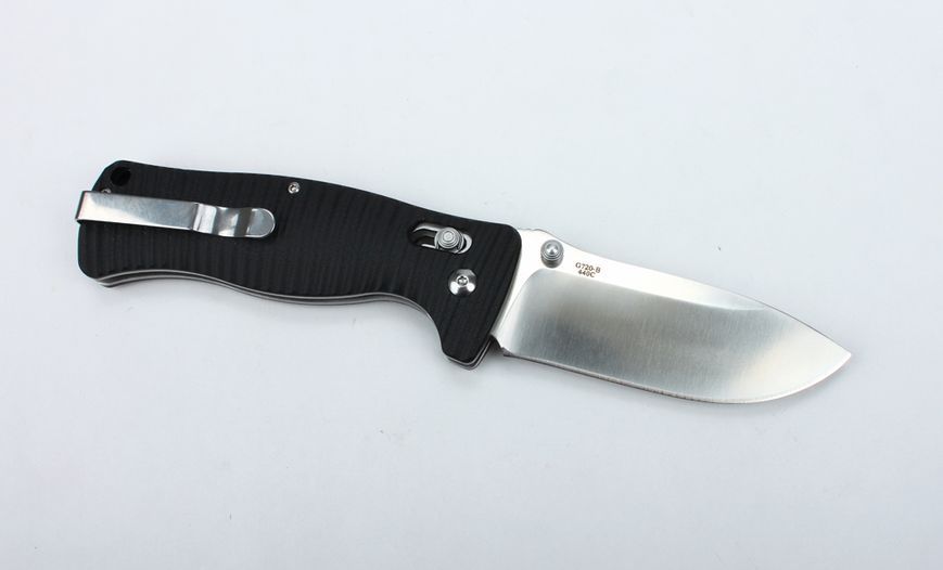 Складаний ніж 9 см G10 EDC туристичний ніж зі сталі 440C з замком Axis, чорний 420556 фото