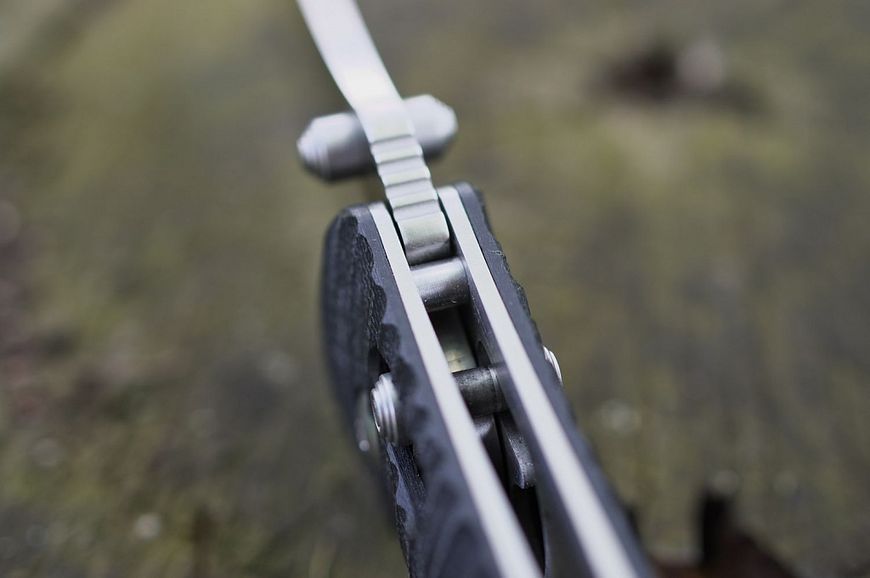 Складаний ніж 9 см G10 EDC туристичний ніж зі сталі 440C з замком Axis, чорний 420556 фото