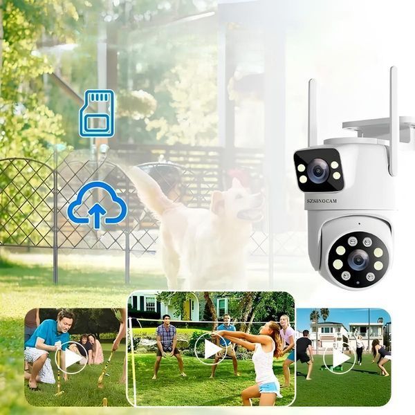 Бездротова поворотна WiFi камера SZSINOCAM TY-Q2 O-KAM Pro / Зовнішня камера відеоспостереження 105159 фото