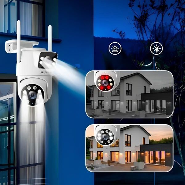 Бездротова поворотна WiFi камера SZSINOCAM TY-Q2 O-KAM Pro / Зовнішня камера відеоспостереження 105159 фото