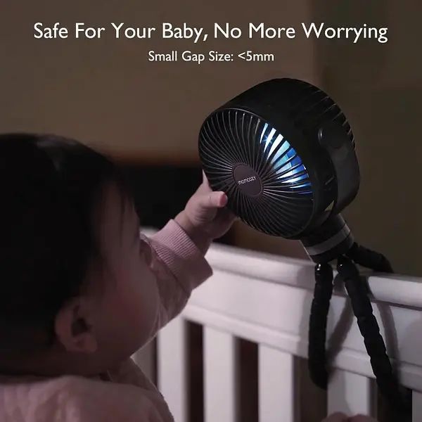 Вентилятор для коляски, маленький портативний вентилятор Momcozy 103690 фото